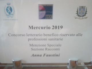 premio mercurio 2019 - Anna Faustini